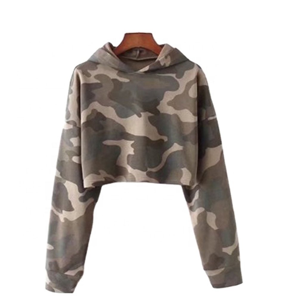 Women Crop Top Hoodies