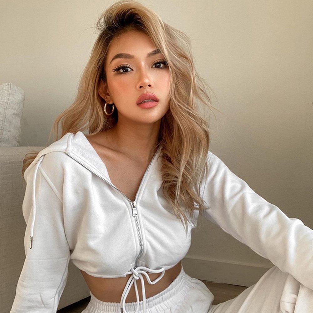 Women Crop Top Hoodies - Image 6