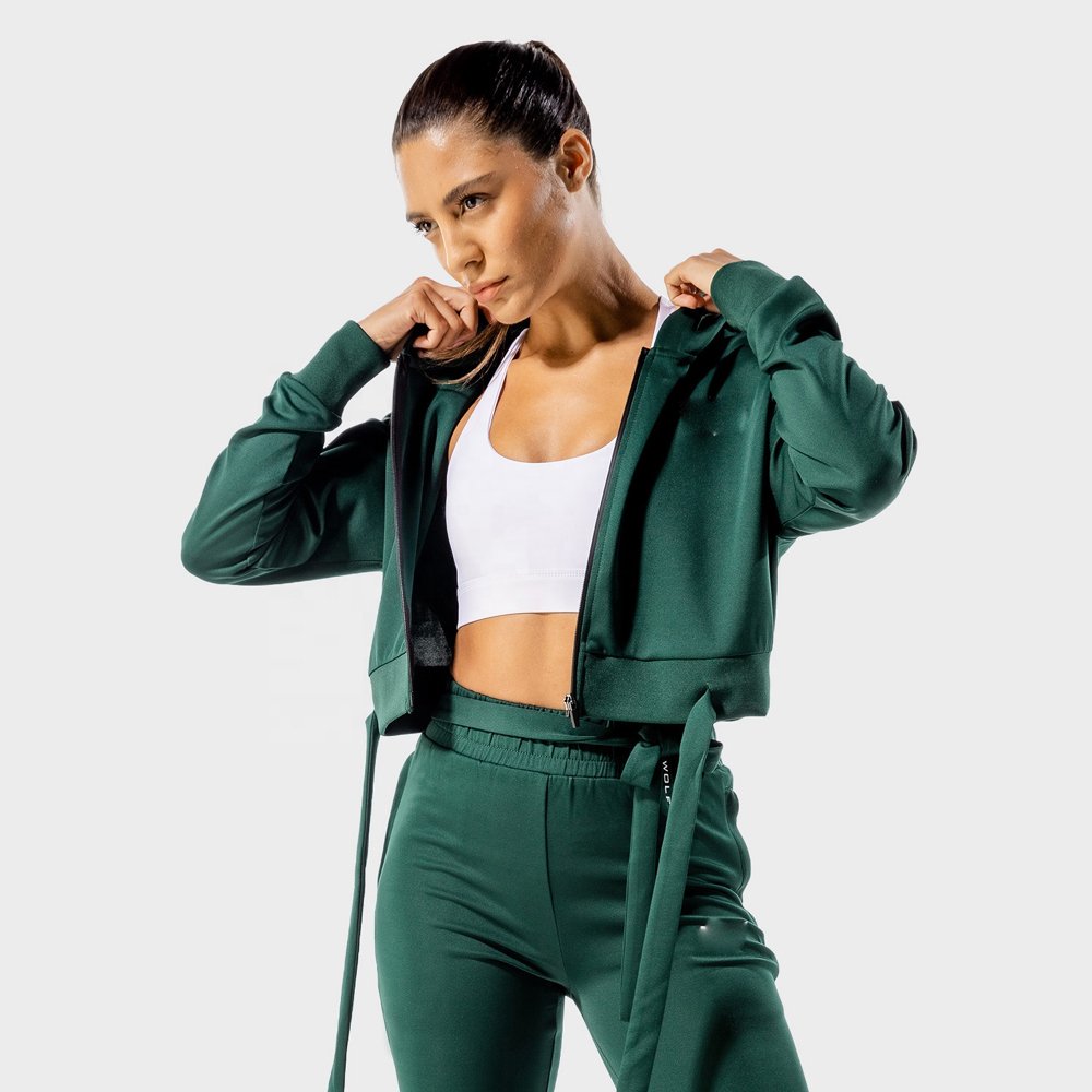 Women Crop Top Hoodies
