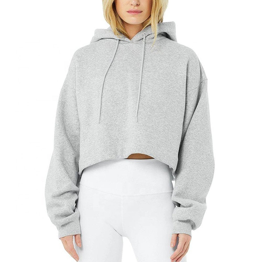 Women Crop Top Hoodies