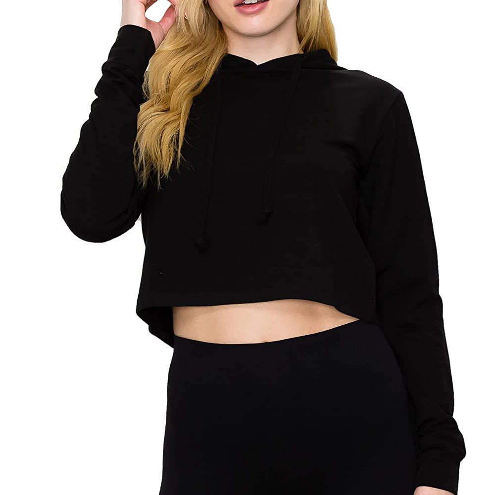 Women Crop Top Hoodies