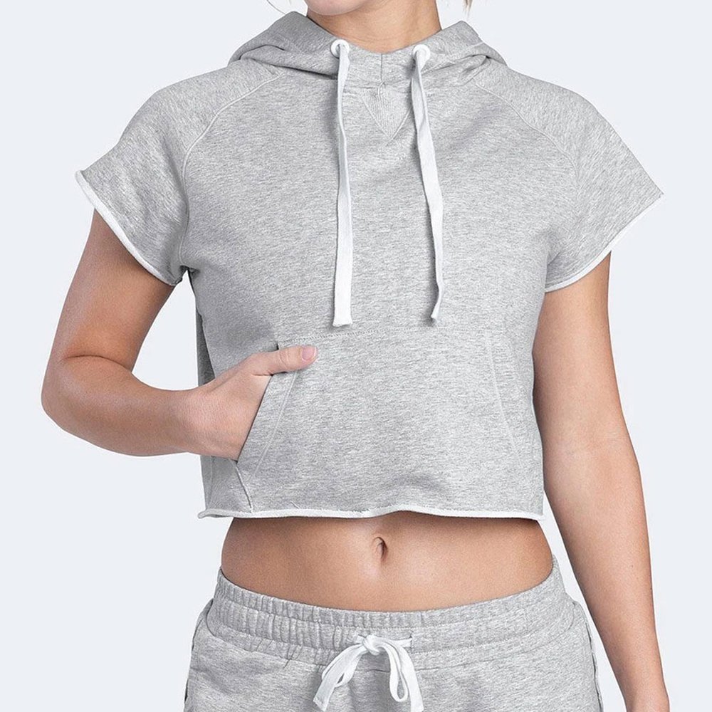 Women Crop Top Hoodies