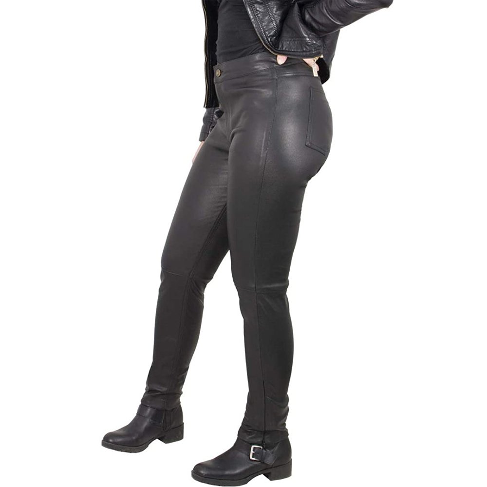 Women Leather Pants - Image 2