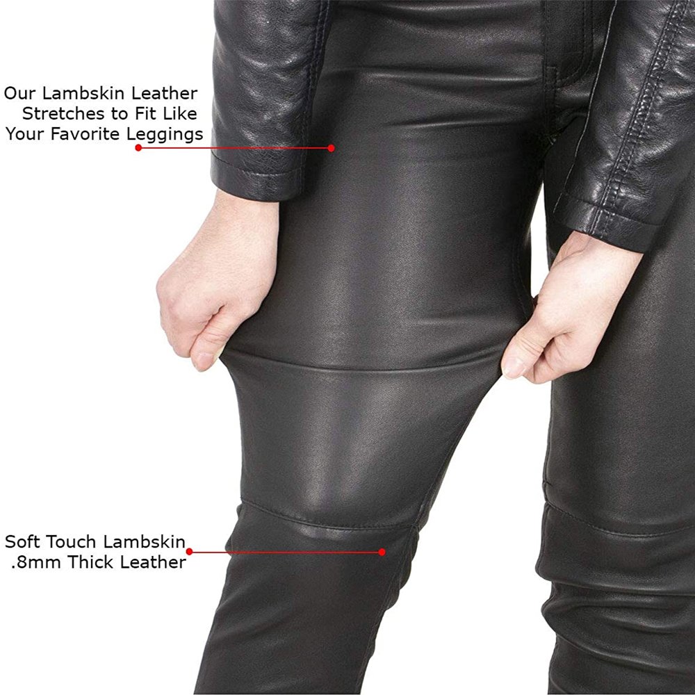 Women Leather Pants - Image 4