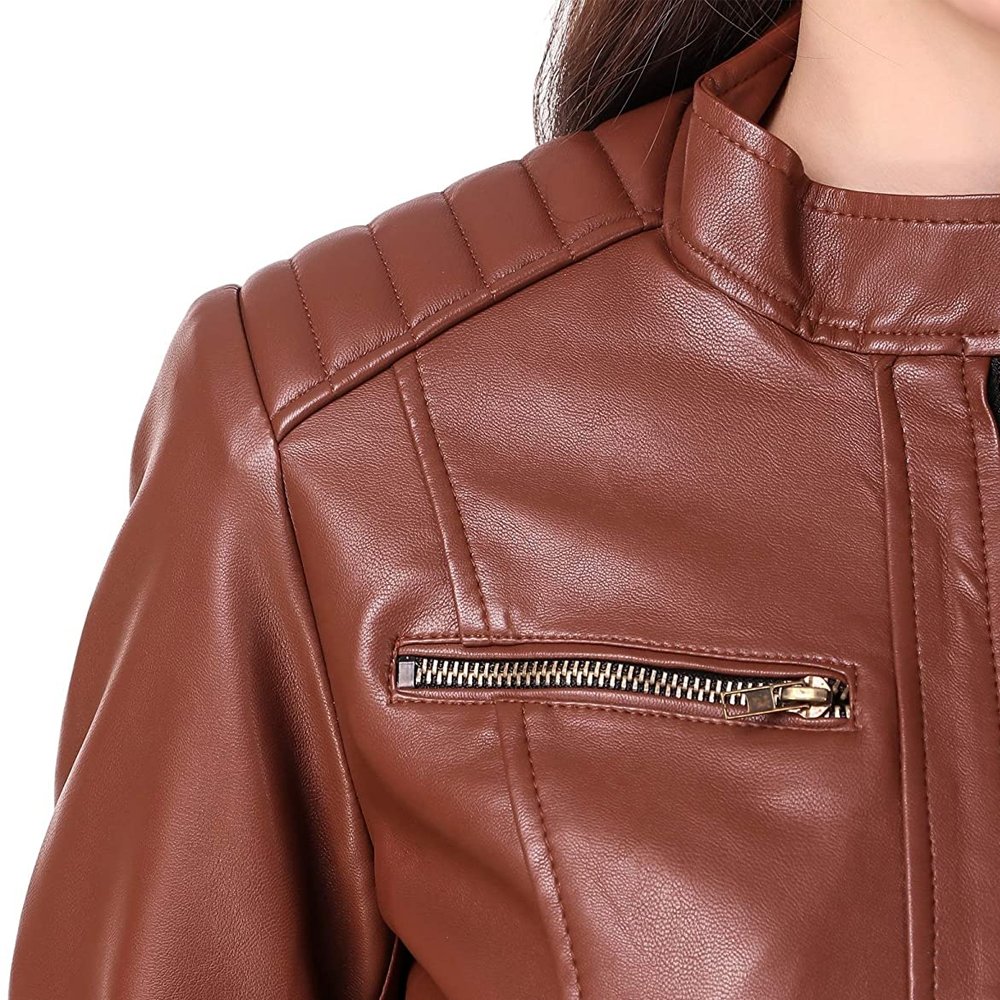 Women Leather Jacket - Image 6